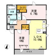 メゾンドゥベルデュールの間取り画像