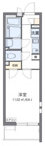 クレイノ柏桜館Ⅱの間取り画像