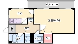ラムール鈴蘭台南の間取り画像