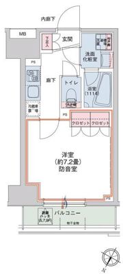 HTアジール芝浦の間取り画像