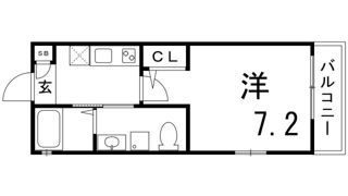 ワコーレヴィータ大開ステーシアの間取り画像