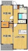 エルティアラ上富野の間取り画像