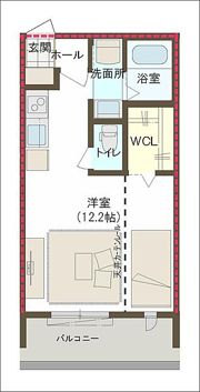 honjo flatの間取り画像