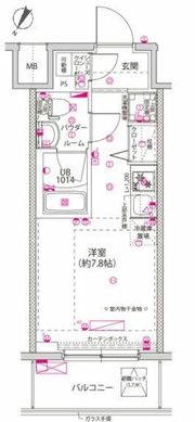 クラリッサ横浜シエルの間取り画像