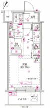 クラリッサ横浜シエルの間取り画像