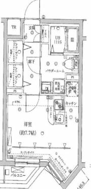 スクエアシティ新蒲田の間取り画像