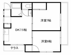 ヴィラプルニエの間取り画像