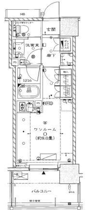 ザ・パークハウス アーバンス 東五反田の間取り画像