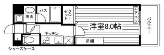 The MODERN学南町の間取り画像