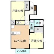 ラ・ポールAの間取り画像