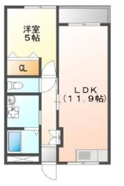 栄和第1マンションの間取り画像