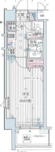プレール・ドゥーク御徒町の間取り画像