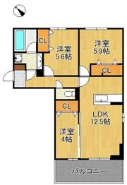 アークパルシモンの間取り画像