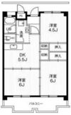 ビレッジハウス一宮タワー3号棟の間取り画像