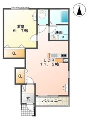 ラルクの間取り画像