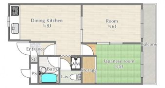 煉瓦館53の間取り画像