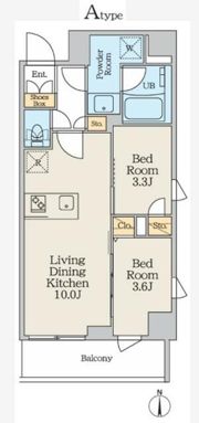クレストコート本所吾妻橋Northの間取り画像