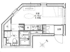 CREAL渋谷本町の間取り画像