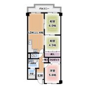 サンマンション南野の間取り画像