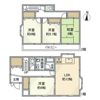 椎津戸建の間取り画像