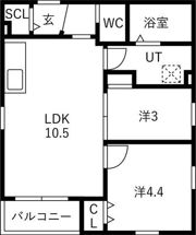 プレシア野並の間取り画像
