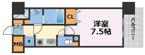 ファミールリブレ梅田東の間取り画像