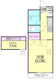 第1スカイハイツ戸田の間取り画像