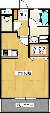 サクシードUの間取り画像