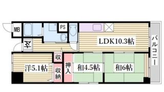 サンクラッソ神戸大開station frontの間取り画像