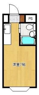 PLEAST北九大前の間取り画像