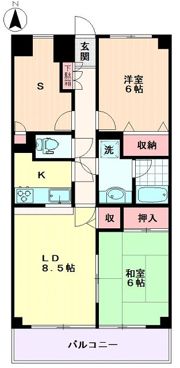ライフステージ桜の間取り画像
