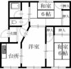 八丁マンションの間取り画像