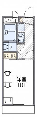レオパレスグリーンの間取り画像