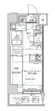 スパシエ新板橋の間取り画像