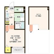 ハーモニーテラス東仙台Ⅴの間取り画像