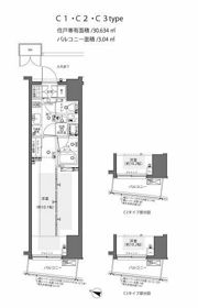 ZOOM都庁前の間取り画像