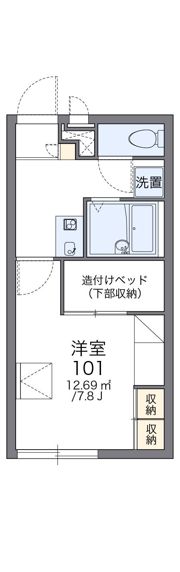 レオパレスグランドールの間取り画像