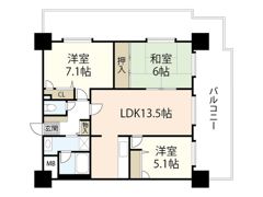 アーバンライフ大町の間取り画像