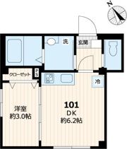 Zレジデンス駒込の間取り画像