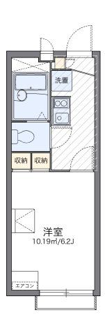 レオパレスドゥエッジの間取り画像