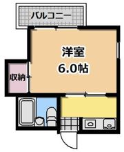 晩成ハイツ関目の間取り画像