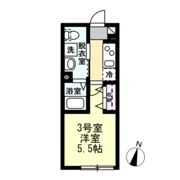 ヴィラージュ中山の間取り画像