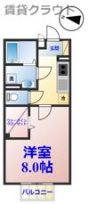 プレジールⅠの間取り画像