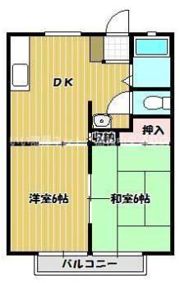 ニューサンシティB棟の間取り画像