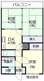 リオ学園1号館の間取り画像