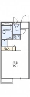 レオパレスドゥマン石原の間取り画像