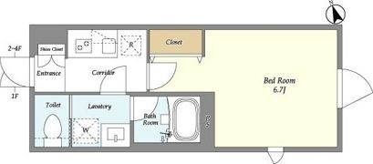 ネオアーバンレジデンス方南町の間取り画像