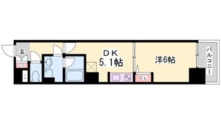 Baccus神戸Westの間取り画像