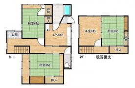 吉岡貸家Ⅰの間取り画像