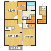サンシャインBの間取り画像